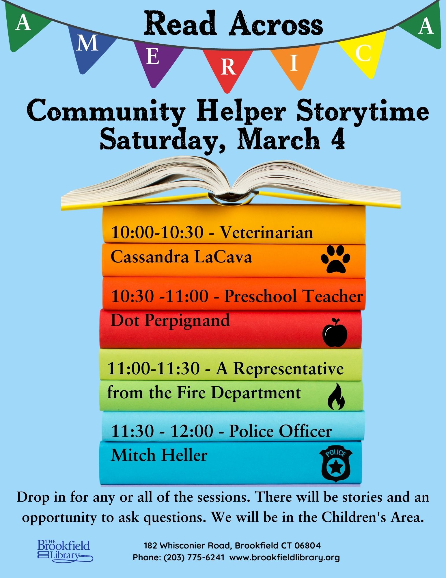Read Across America Community Helper Storytime The Brookfield Library